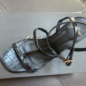 JCrew strappy wedges